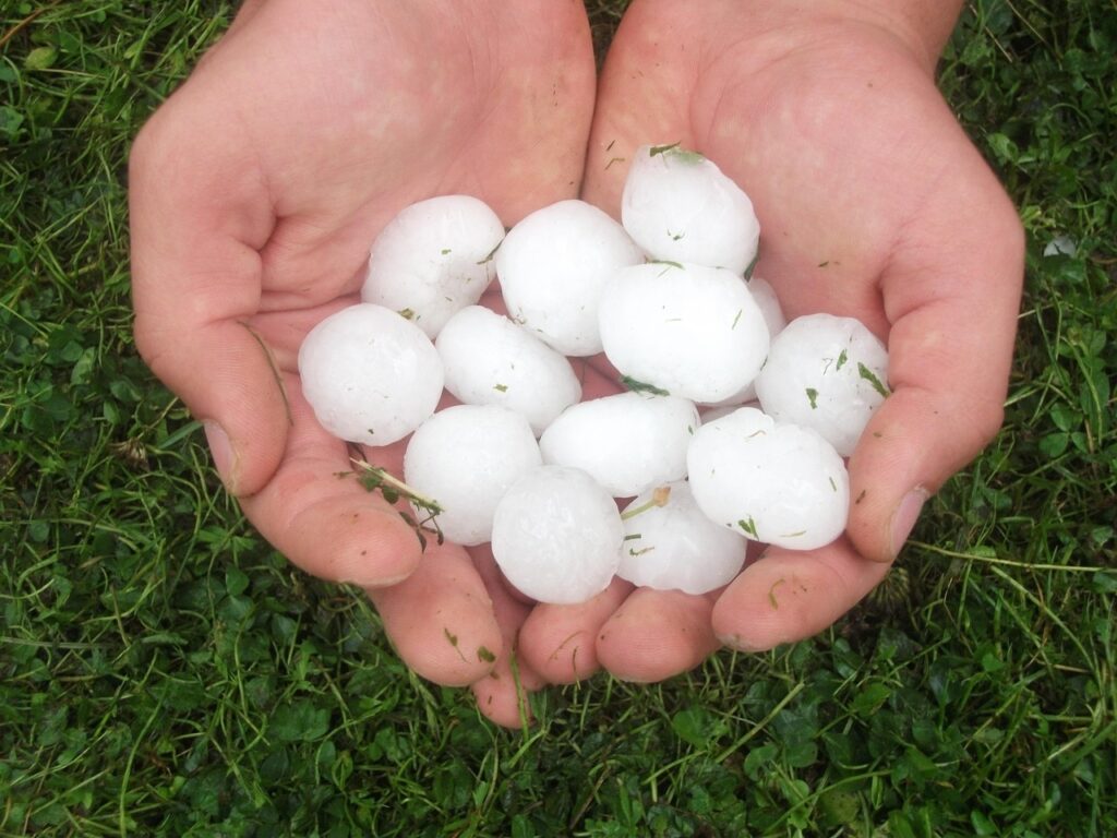 Golf ball sized hail